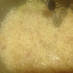 Risotto italiano mit grünem Spargel