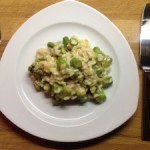 Risotto italiano mit grünem Spargel
