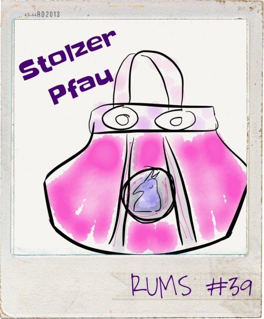 RUMS #39 | Wiesn-Tasche „Stolzer Pfau“