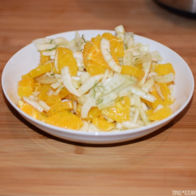 Fenchel mit Orange - Rohkostsalat