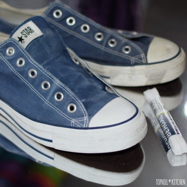 Chucks werden geputzt