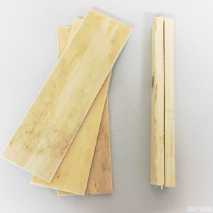 Benötigtes Holz für ein Seitenteil - Pflanzkiste selber machen